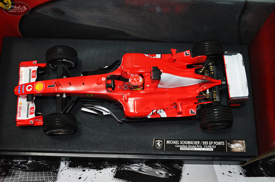 MICHAEL SCHUMACHER 2003 FERRARI F2003-GA 1:18